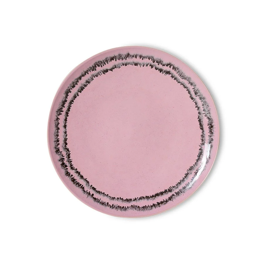 70’s Ceramics: Dinner Plate, Bubble (Set of 2) - Image 3