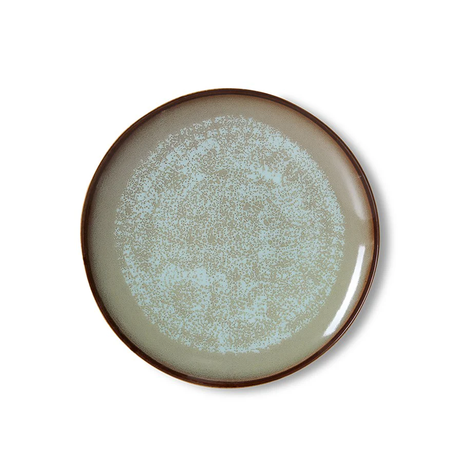 70’s Ceramics: Dinner Plate, Contrast (Set of 2) - Image 3