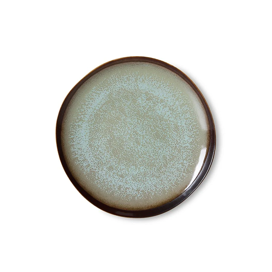 70’s Ceramics: Side Plate, Contrast (Set of 2) - Image 3