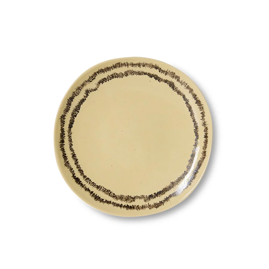 70’s Ceramics: Side Plate, Vanilla (Set of 2) - Image 3