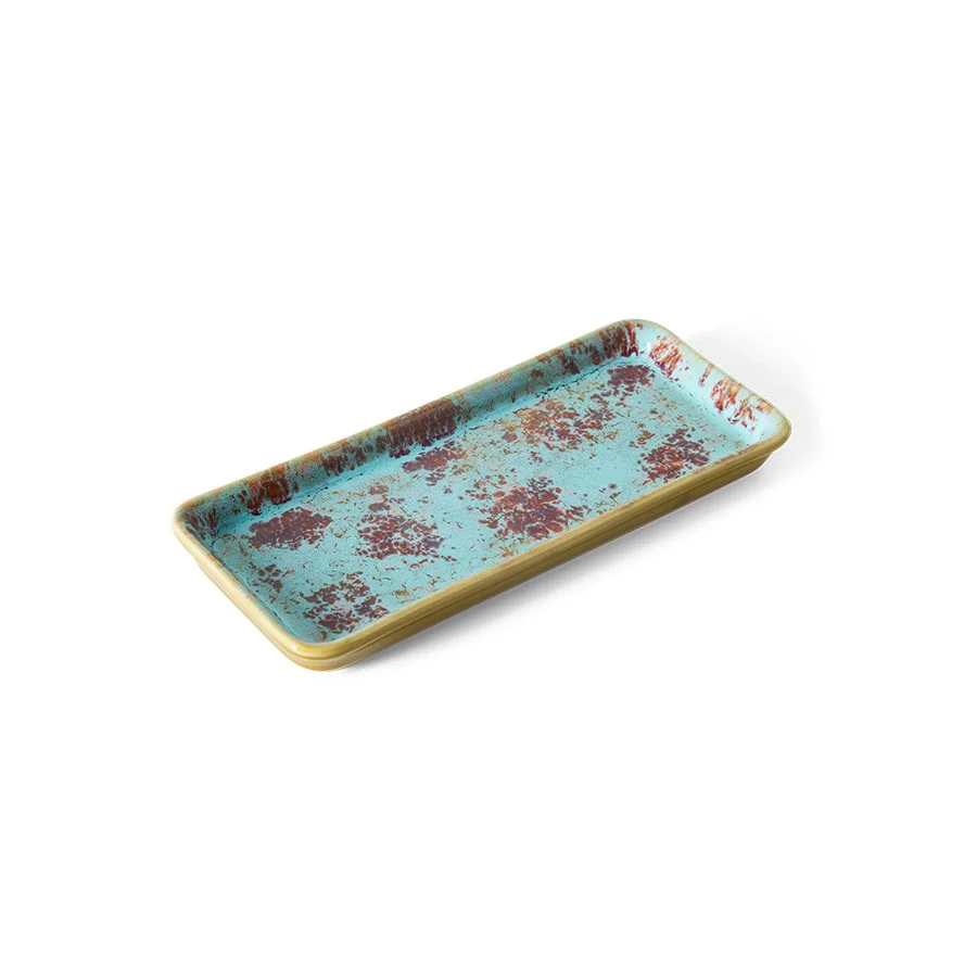 70’s Ceramics: Small Dish, Patina - Image 3