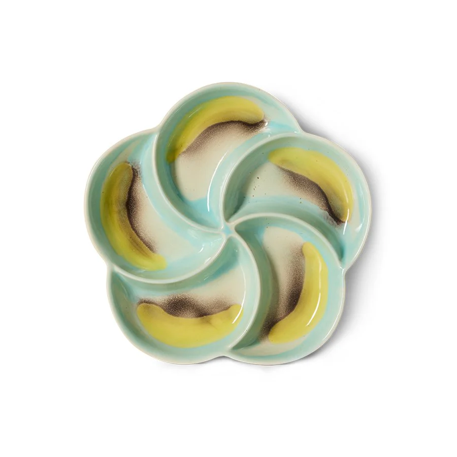 70’s Ceramics: Snack Tray, Glint