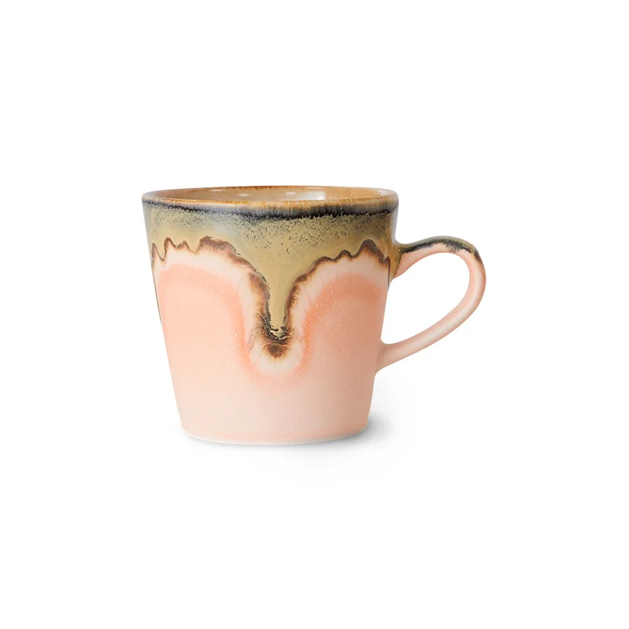 70's Ceramics: Americano Mug Blossom