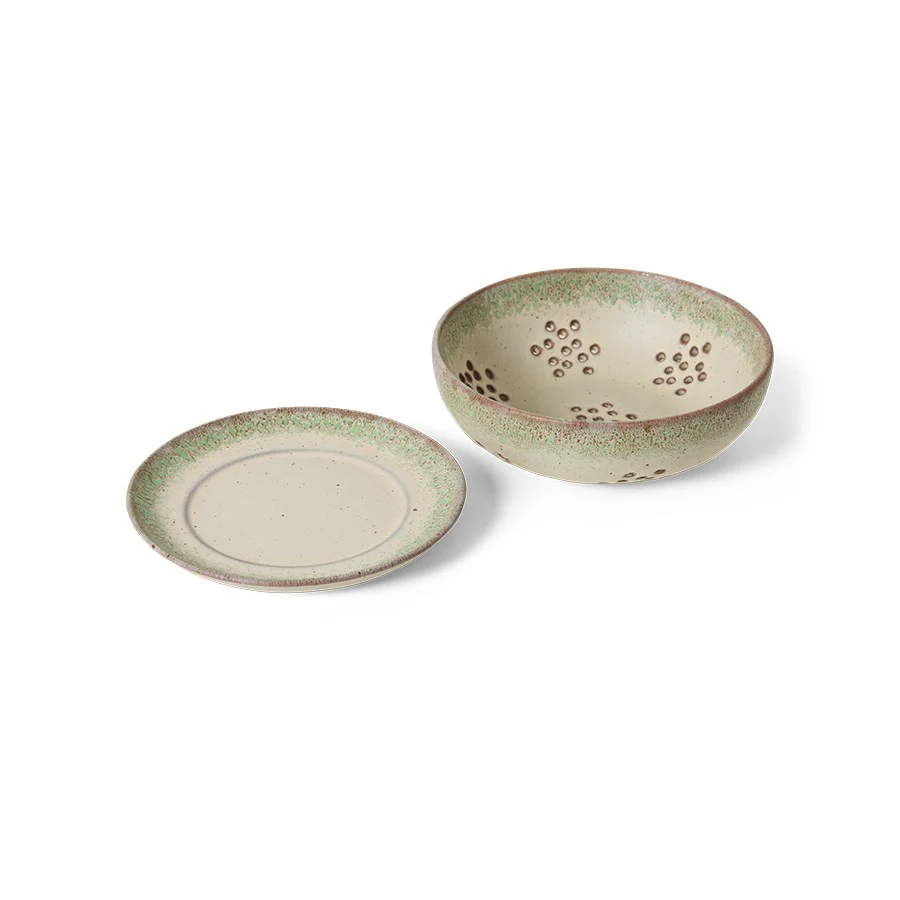 70's Ceramics: Berry Bowl, Slush - Image 2