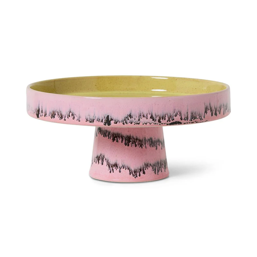 70's Ceramics: Bowl on Base, Bubble