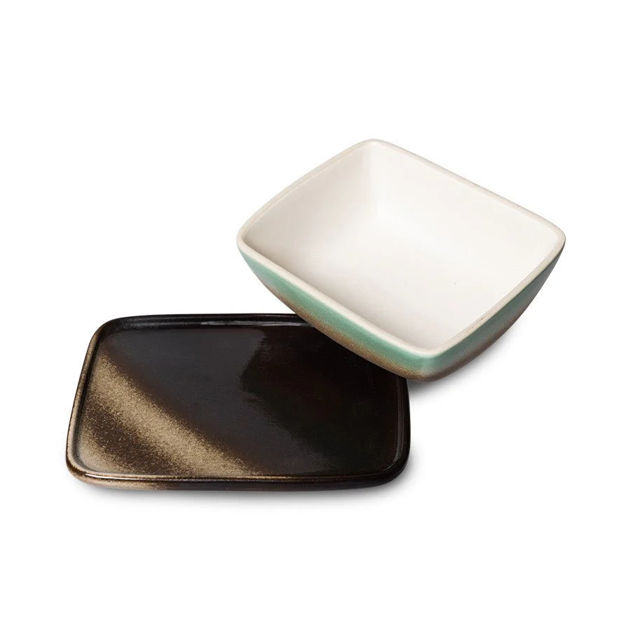 70's Ceramics : Butter Dish - Mercury - Image 3