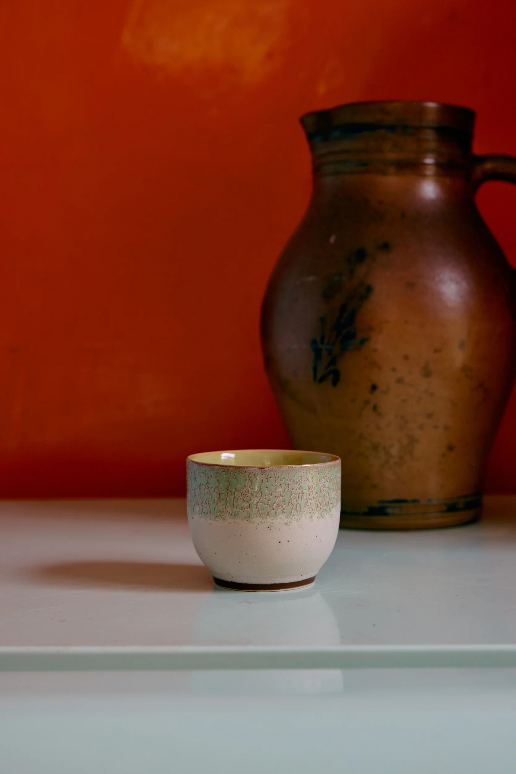 70's Ceramics: Café Cup, Chalk - Image 4