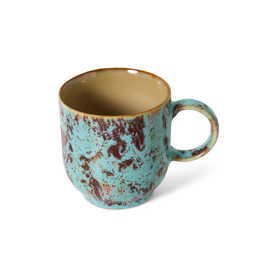 70's Ceramics: Café Mug, Patina - Image 3