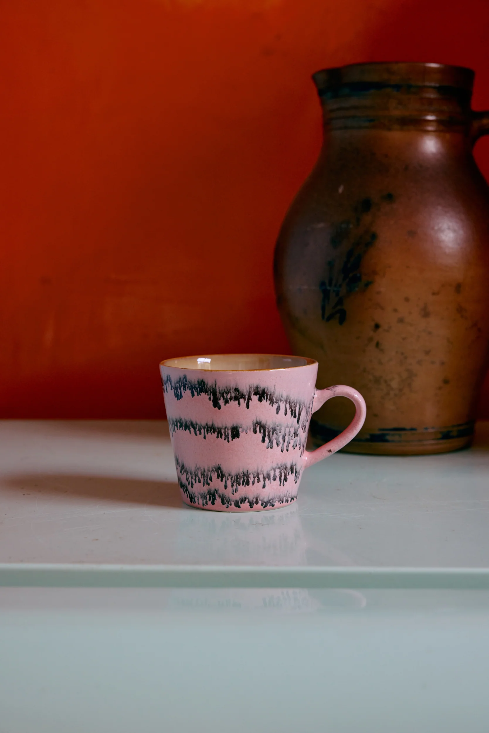 70's Ceramics: Cappuccino Mug, Bubble - Image 6