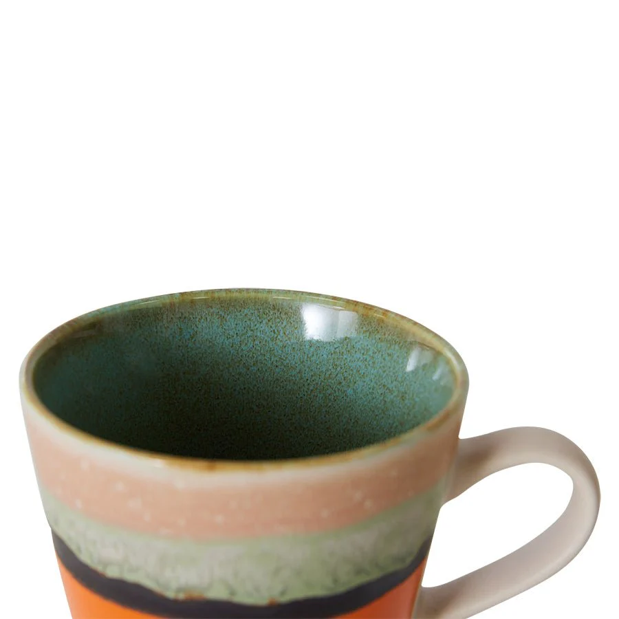70s Ceramics : Cappuccino Mug - Burst - Image 2