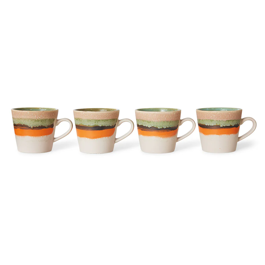 70s Ceramics : Cappuccino Mug - Burst - Image 3