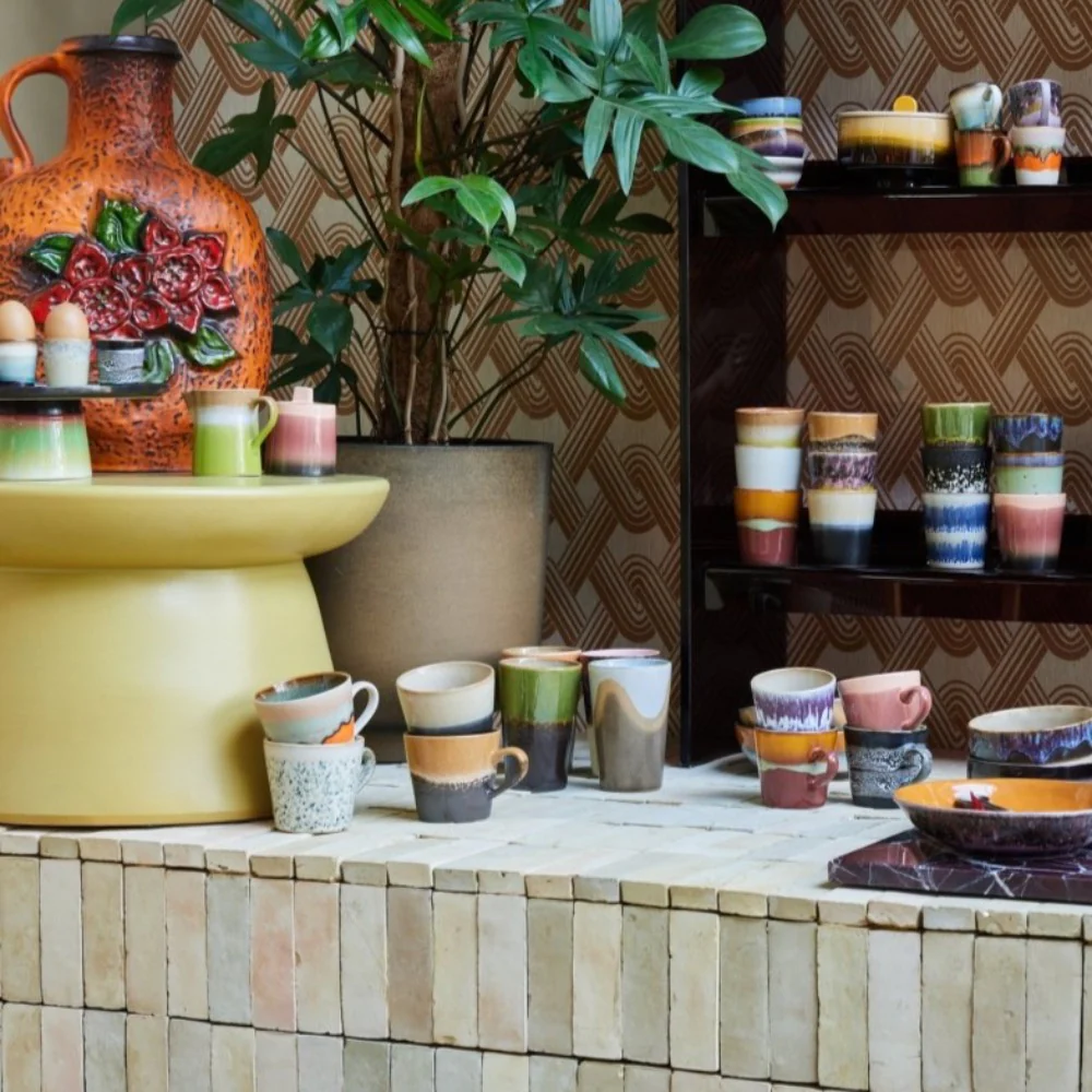 70s Ceramics : Cappuccino Mug - Burst - Image 4