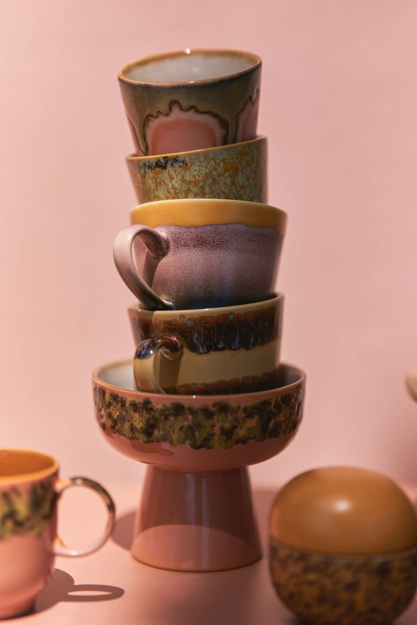 70S Ceramics: Cappuccino Mug Cliffs - Image 6