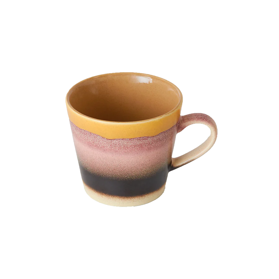 70's Ceramics: Cappuccino Mug, Sunset - Image 2