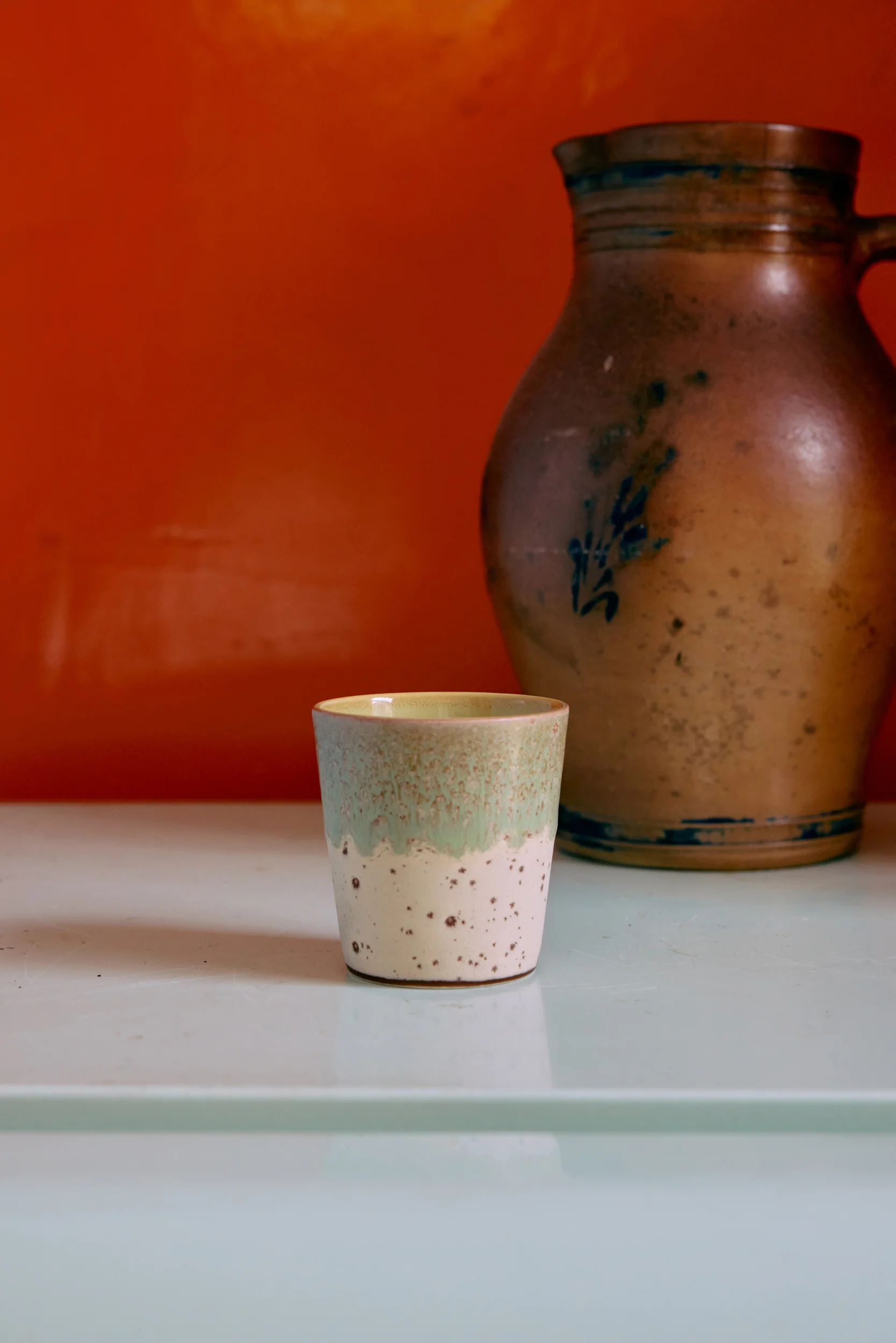 70's Ceramics: Coffee Mugs, Pop Art (Set of 4) - Image 3