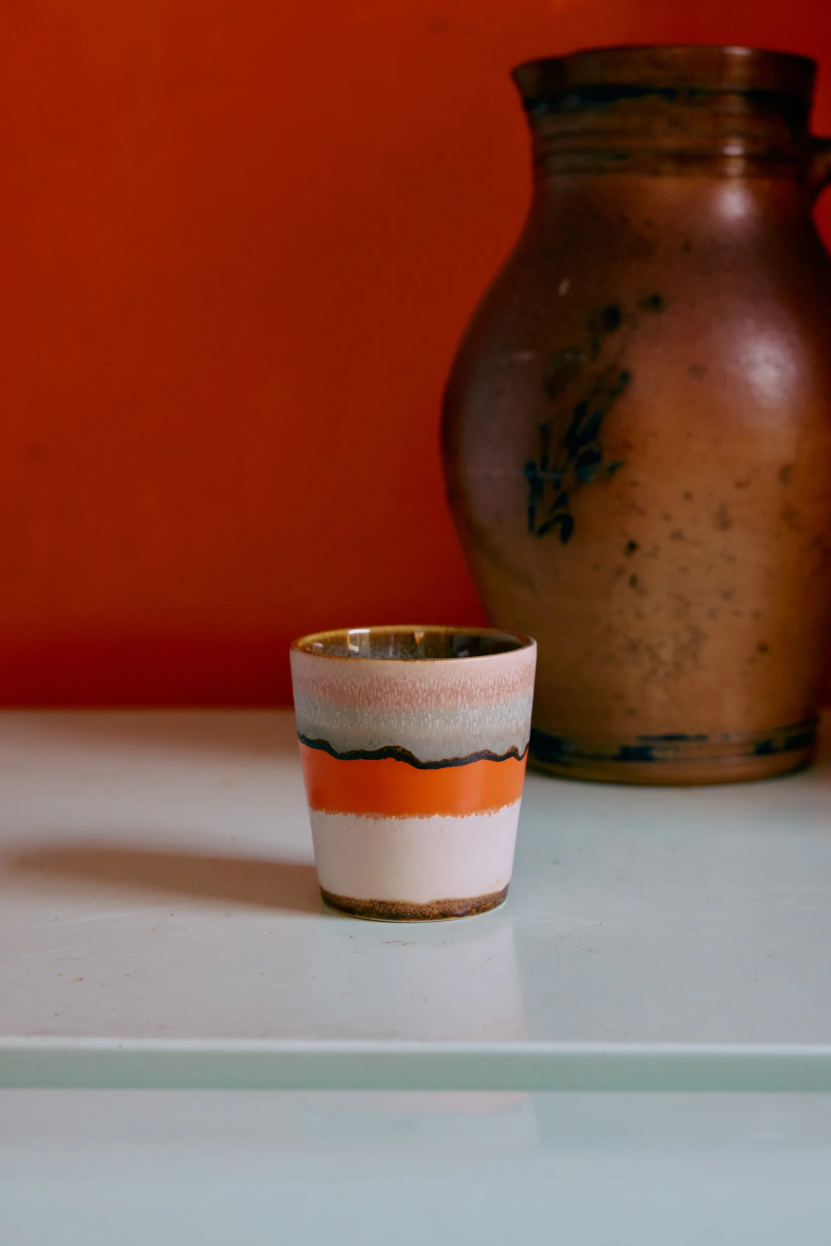 70's Ceramics: Coffee Mugs, Surreal (Set of 6) - Image 7