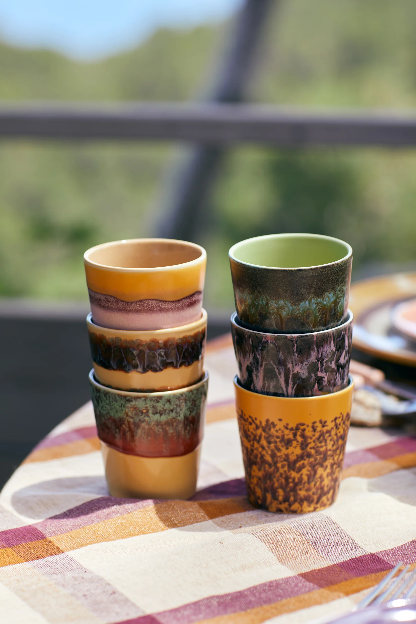 70's Ceramics: Coffee Mugs Valley (Set of 6) - Image 4
