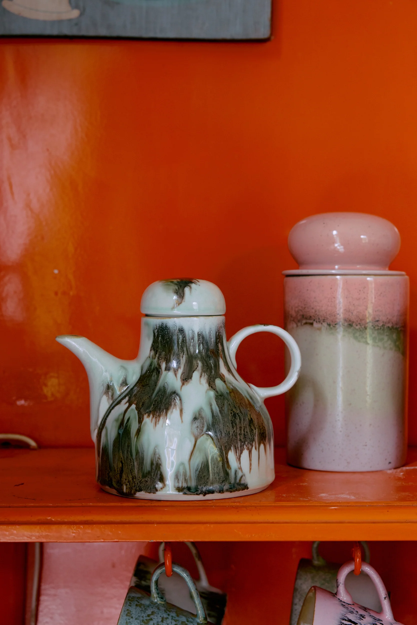 70s Ceramics: Coffee Pot, Tide - Image 4