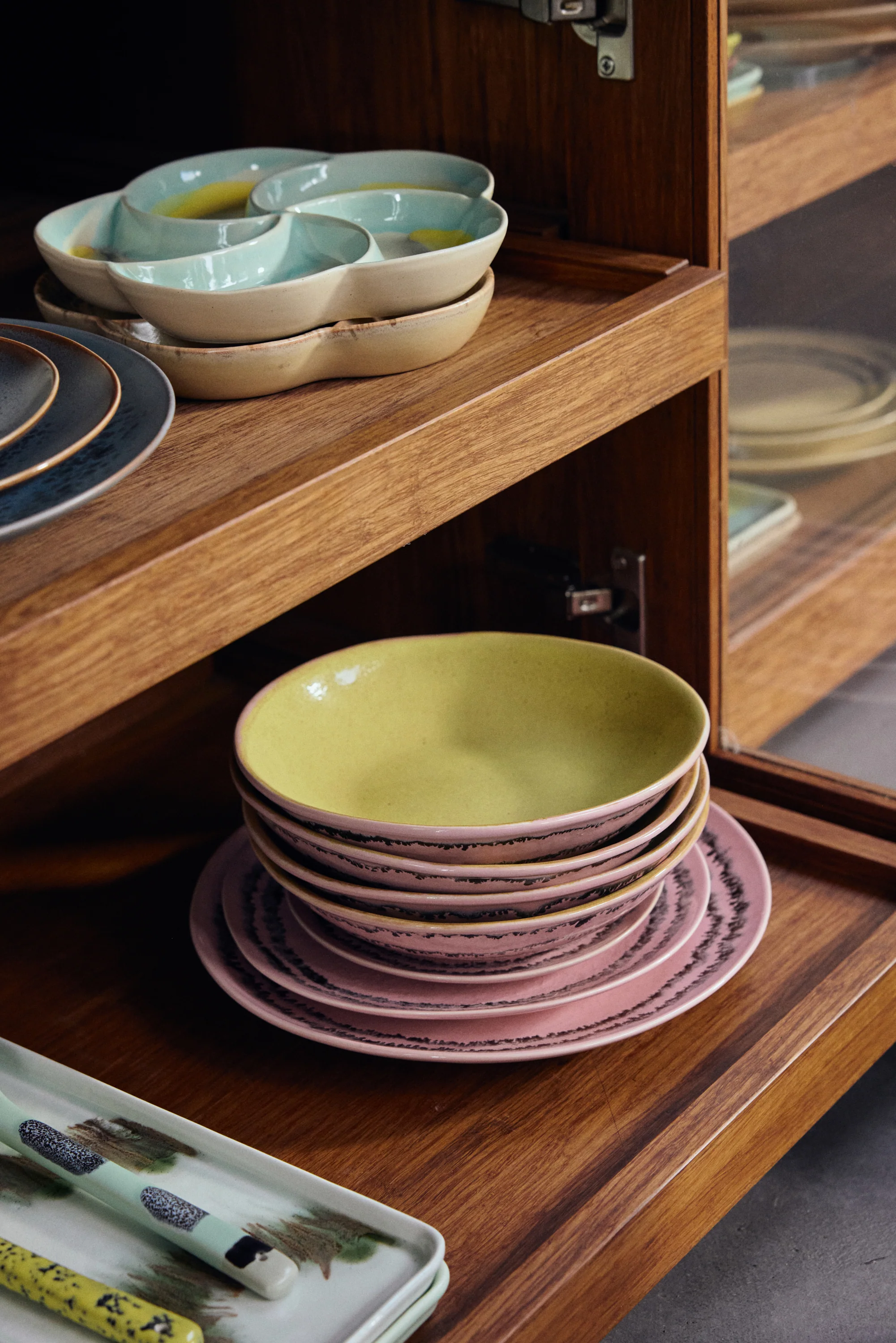 70's Ceramics: Curry Bowls, Bubble (Set of 2) - Image 4