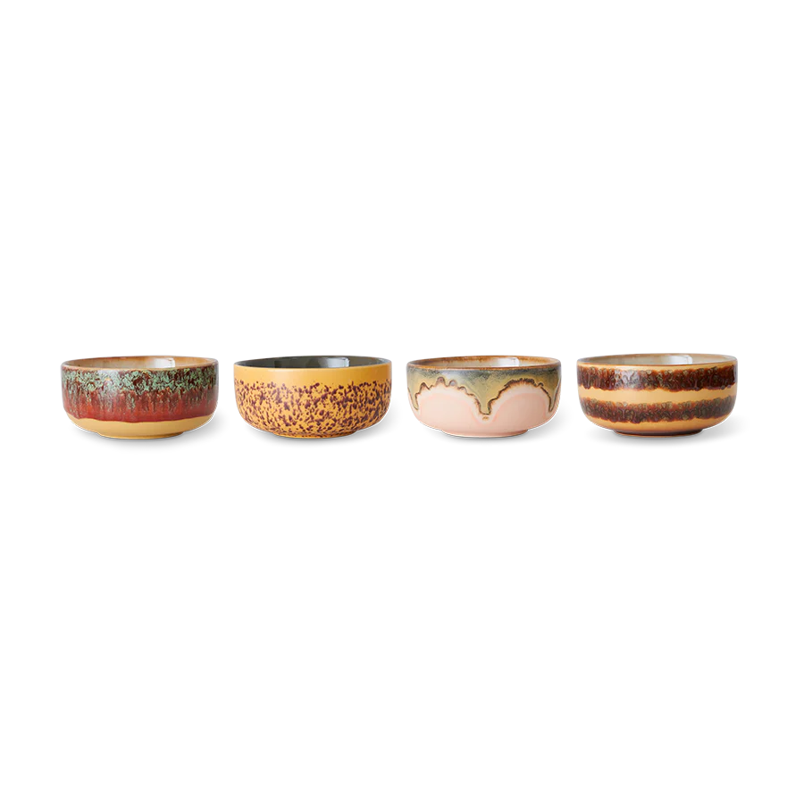 70's Ceramics: Dessert Bowls, Harbour (Set Of 4) - Image 2