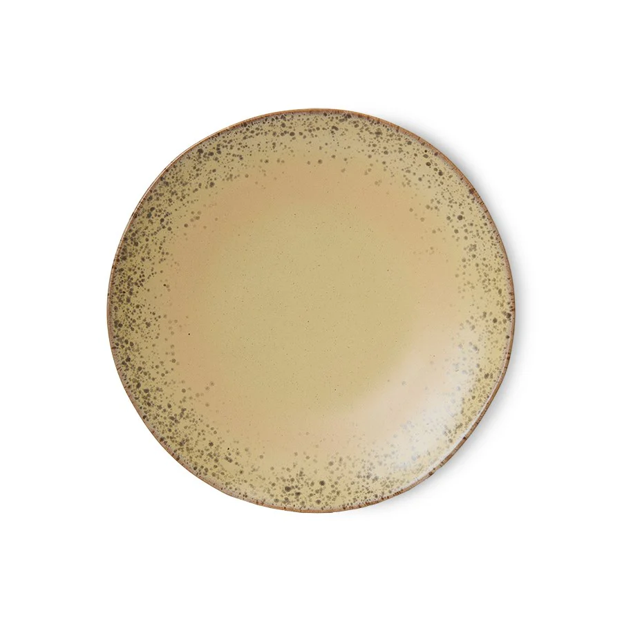 70's Ceramics: Dinner Plates, Grit (Set of 2) - Image 2