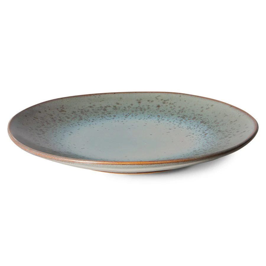 70's Ceramics Dinner Plates Mineral (Set of 2) - Image 3