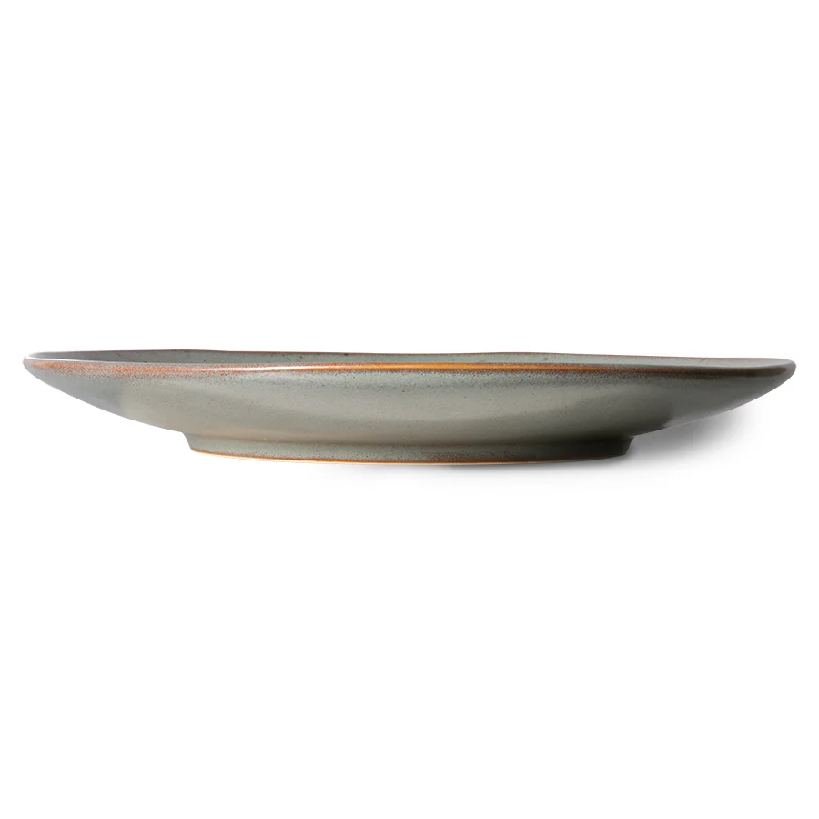 70's Ceramics Dinner Plates Mineral (Set of 2) - Image 4