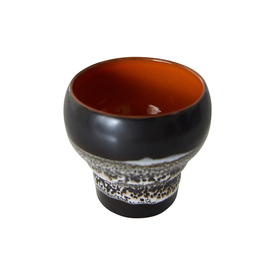 70s Ceramics: Lungo Mugs, Basalt (Set of 2) - Image 3