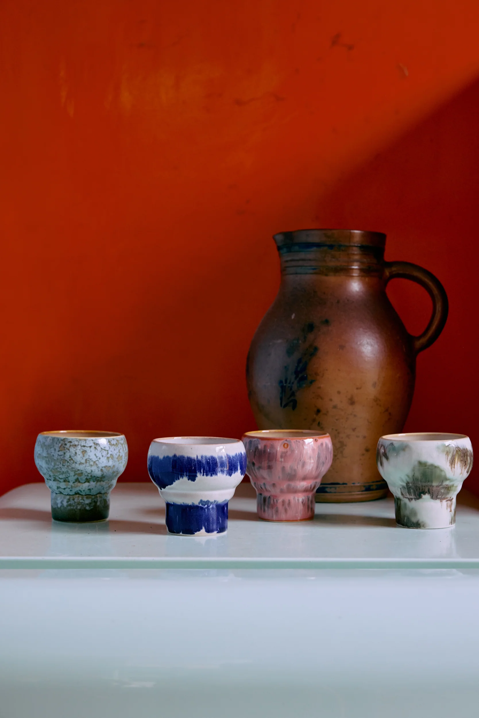 70's Ceramics: Lungo Mugs, Expression (Set of 2) - Image 3