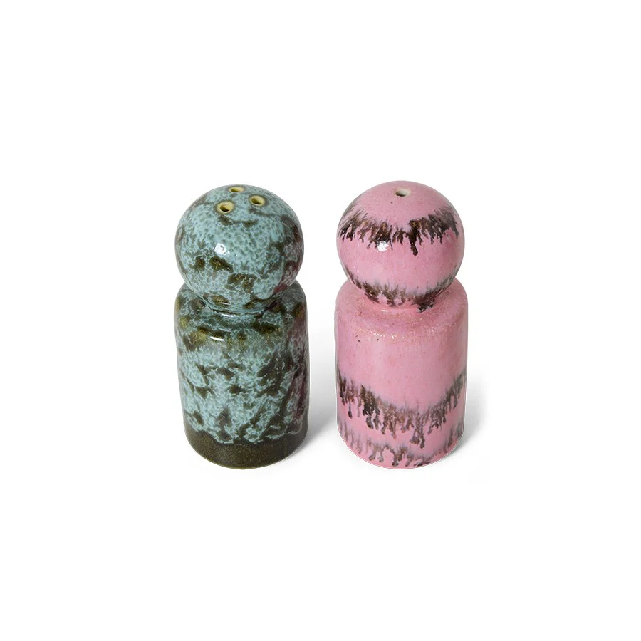 70s Ceramics: Pepper & Salt Jar, Baroque - Image 4