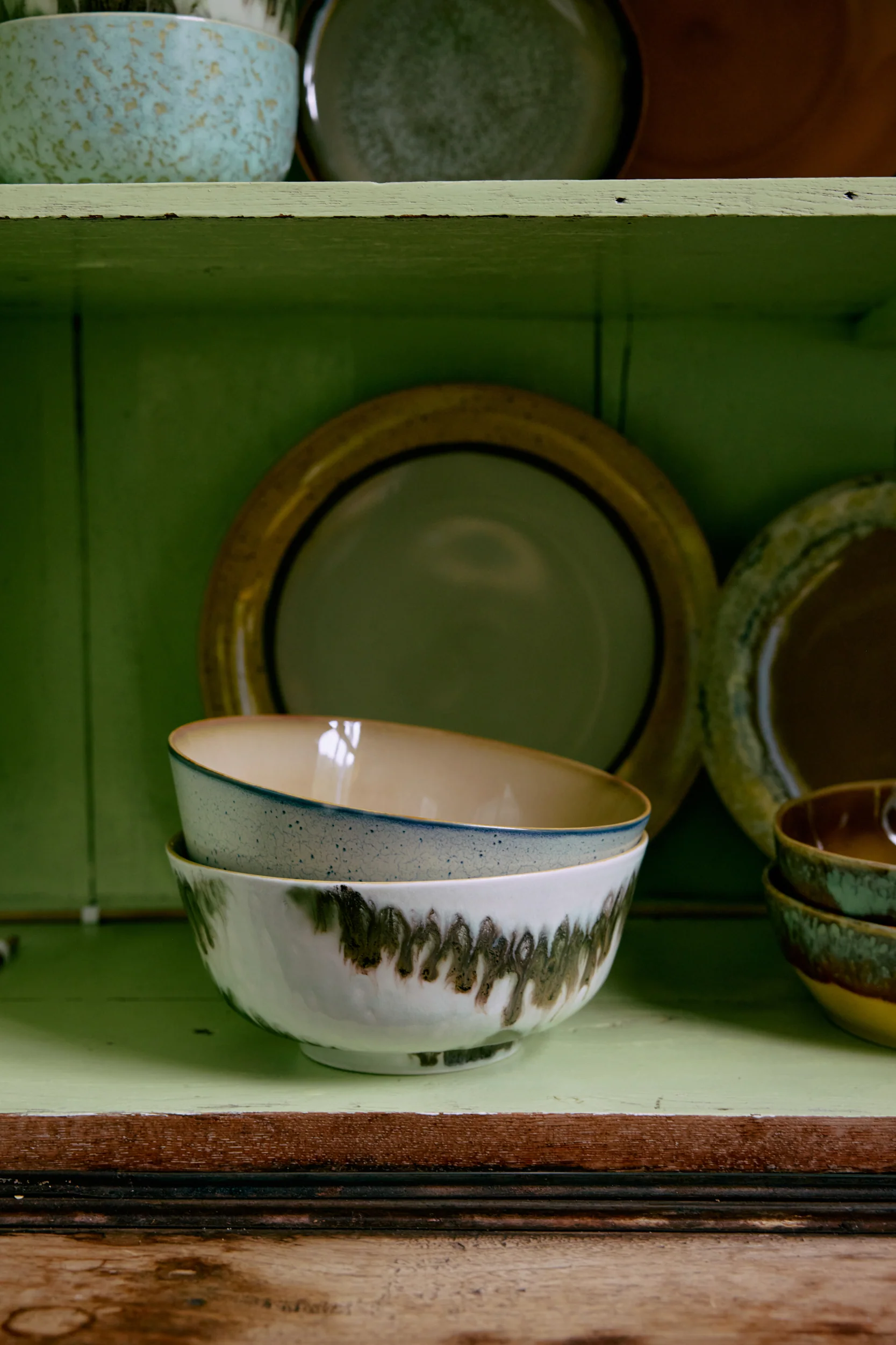 70's Ceramics: Ramen Bowls, Minimalist (Set of 2) - Image 5