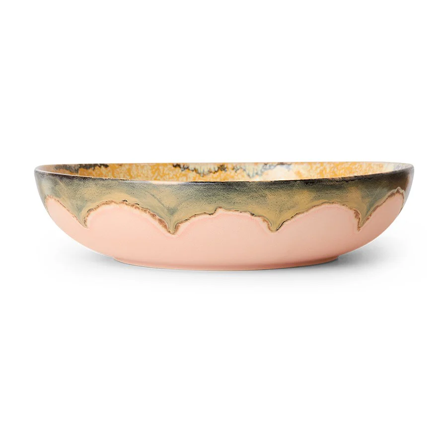 70s Ceramics: Salad Bowl Sunflower