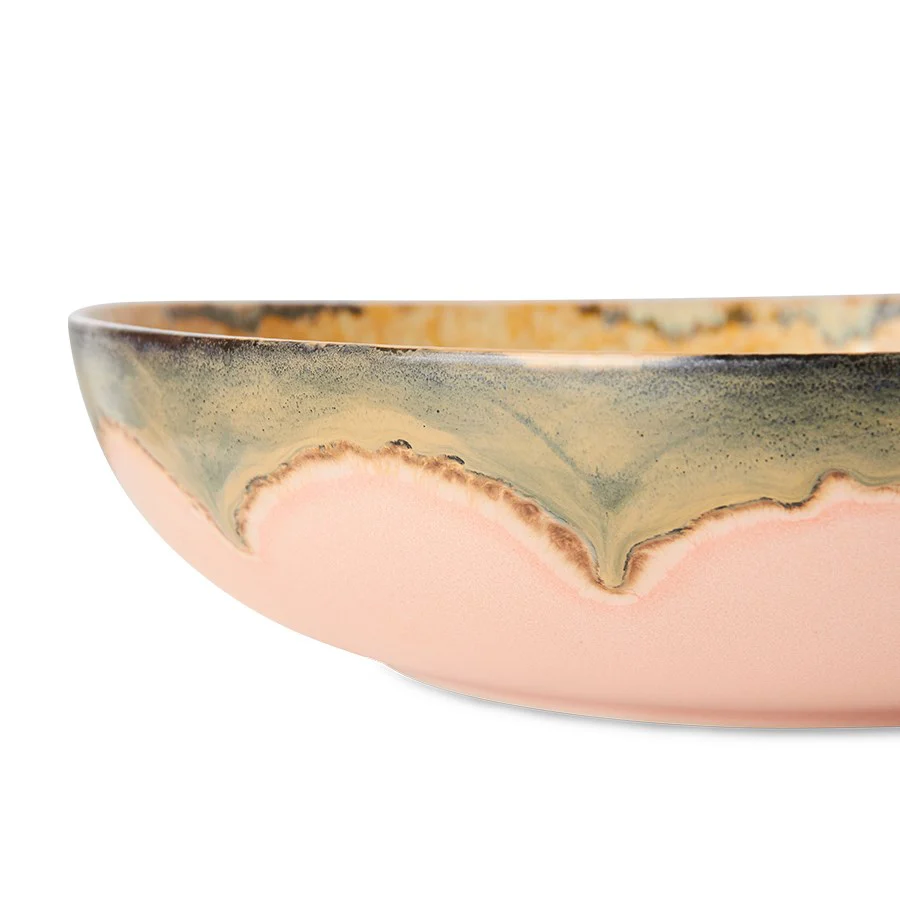70s Ceramics: Salad Bowl Sunflower - Image 3