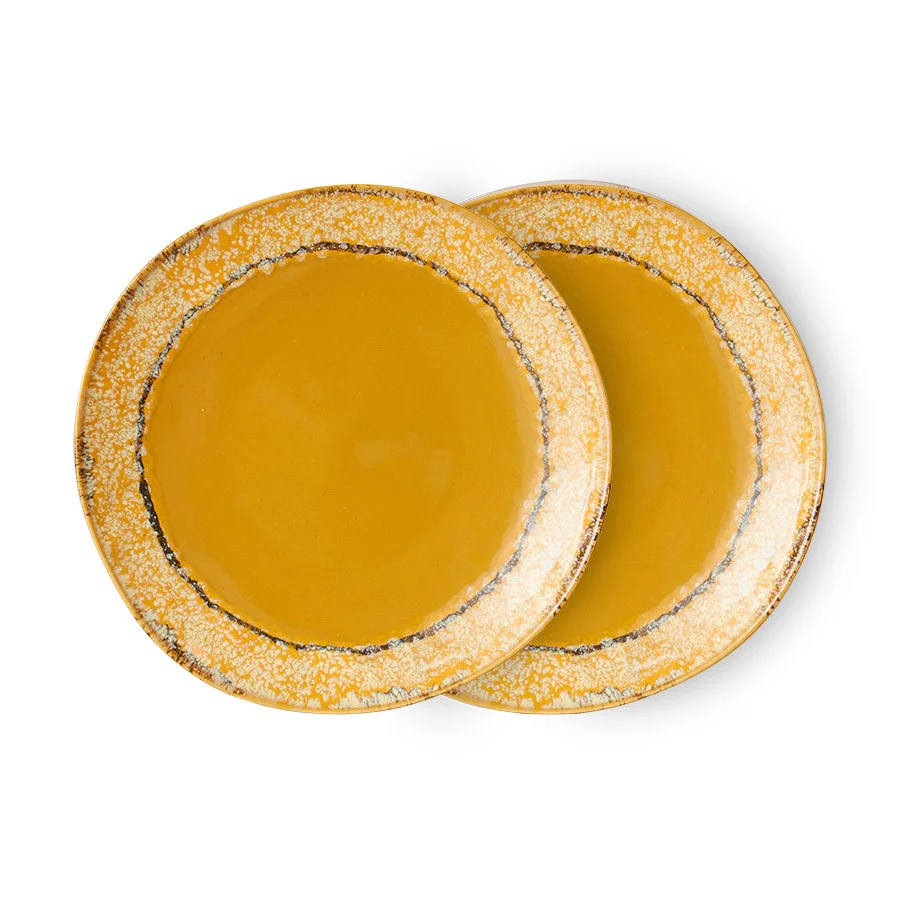 70's Ceramics: Side Plates Paradise (Set Of 2)