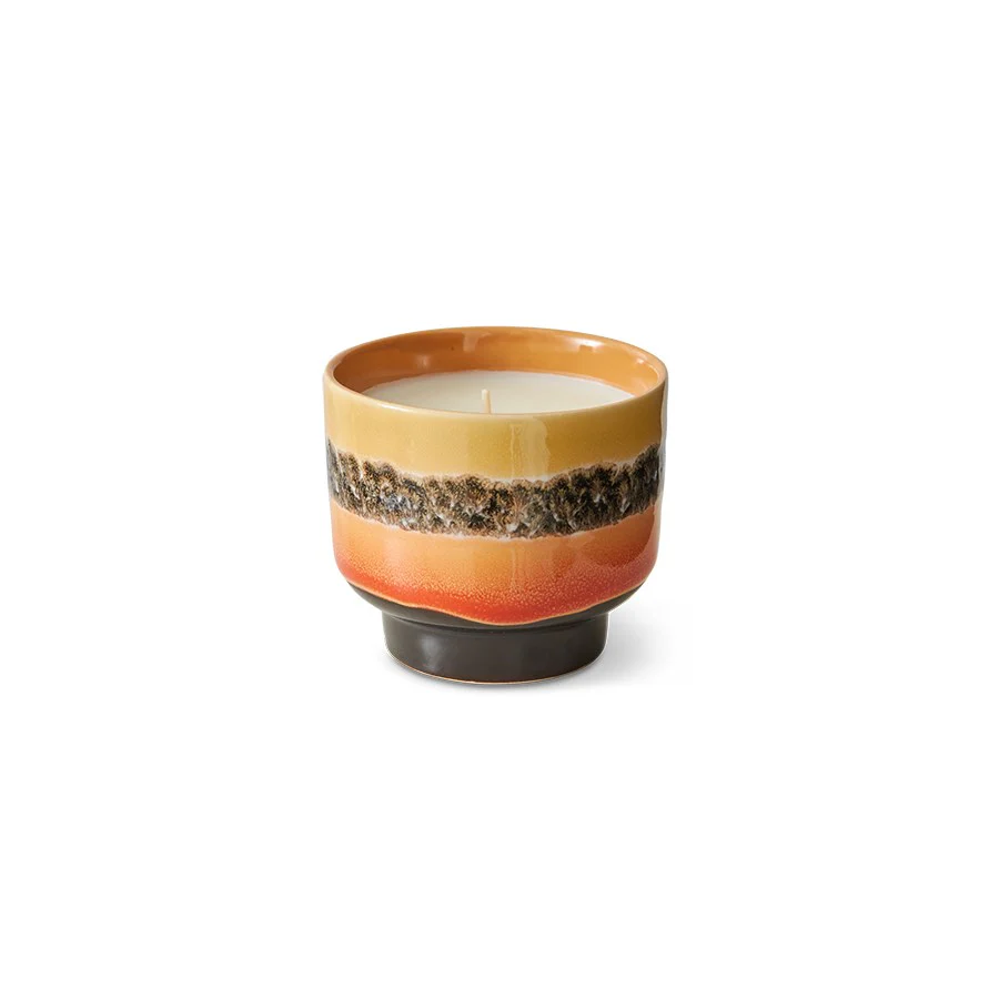 70's Ceramics: Small Scented Candle Tulum
