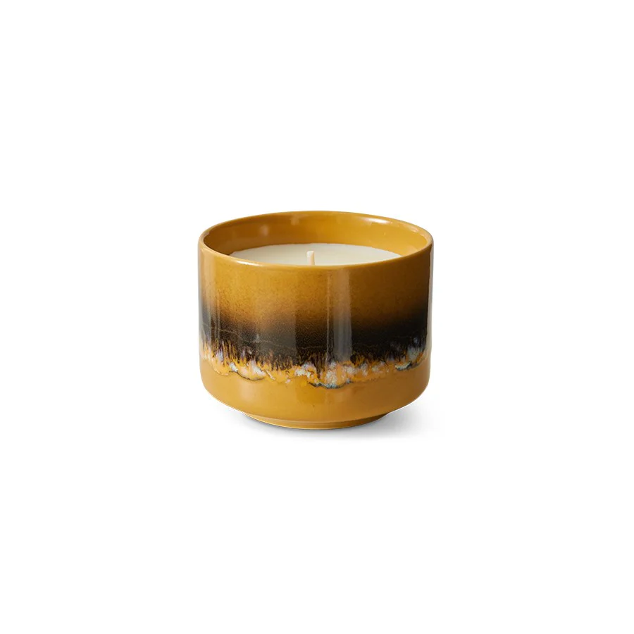70's Ceramics: Small Scented Candle Valencia