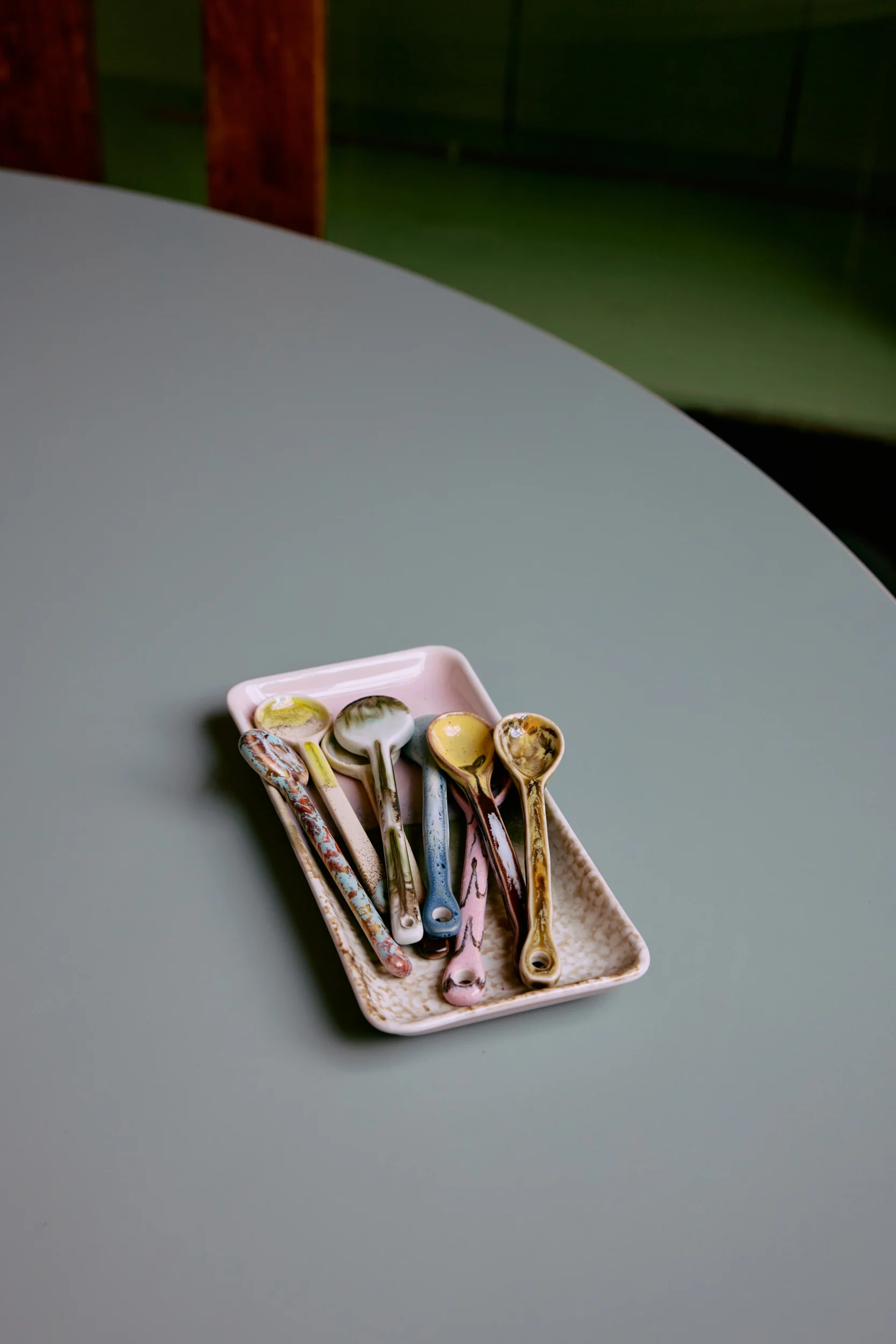 70's Ceramics: Small Tray, Muse - Image 3