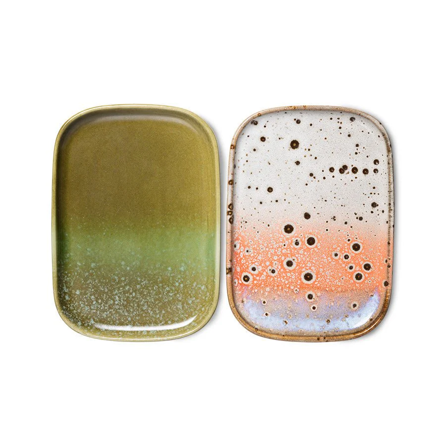 70'S Ceramics: Small Trays, Atlas (Set of 2) - Image 2