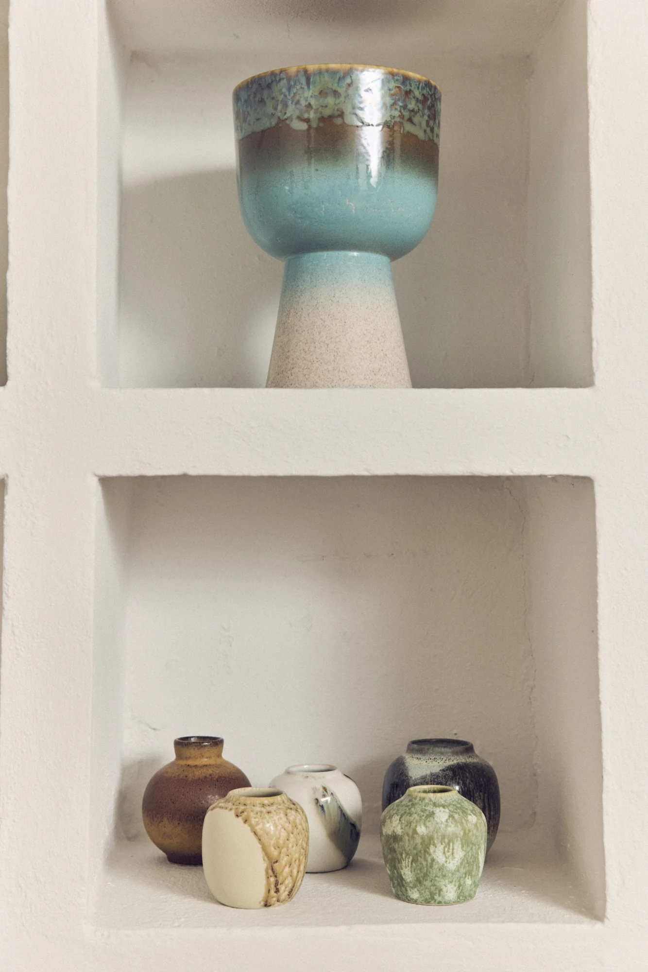 70's Ceramics: Small Vases, Pursuit (Set Of 5) - Image 6