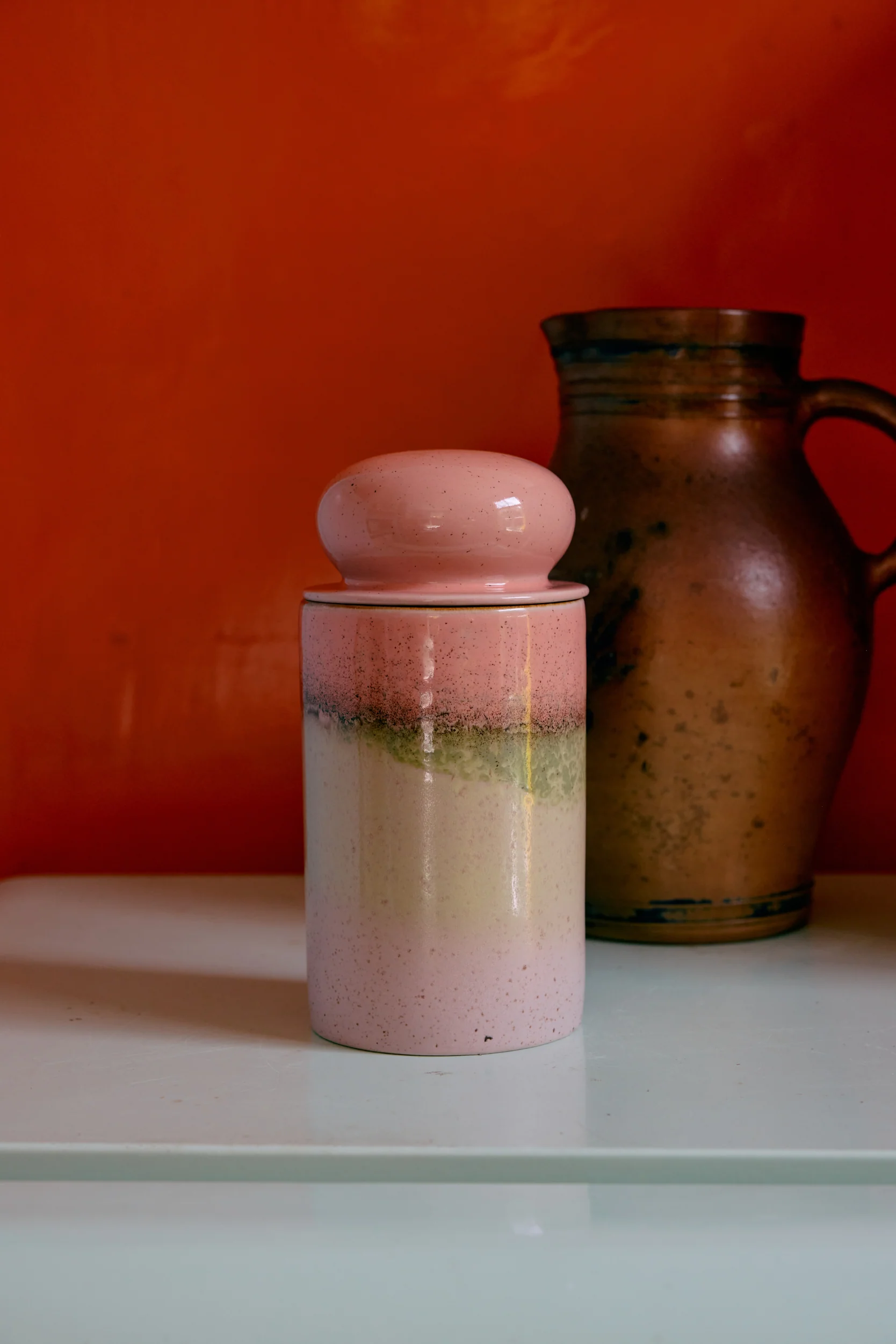 70s Ceramics: Storage Jar, Glaze - Image 6