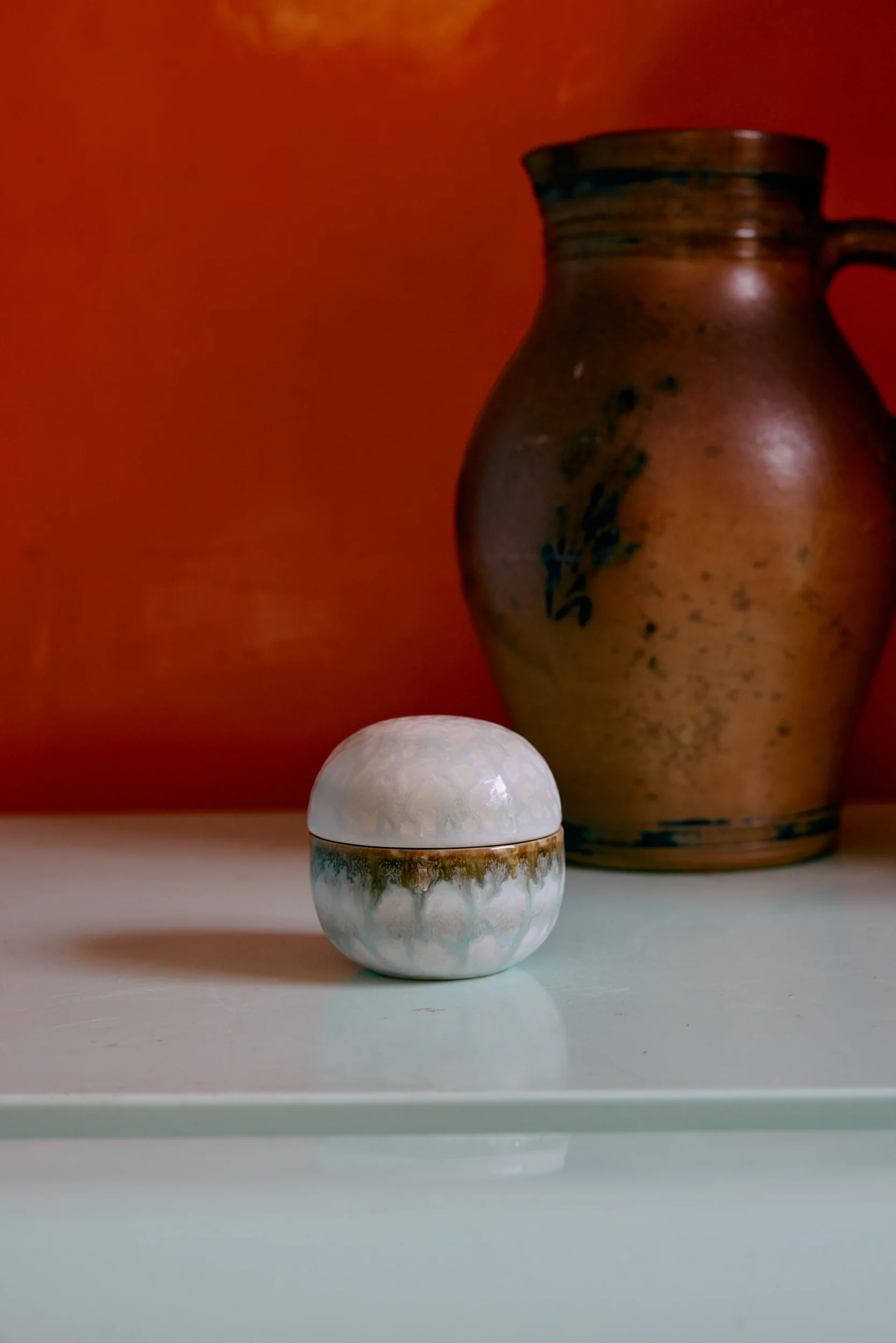 70's Ceramics: Sugar Pot, Petal - Image 3