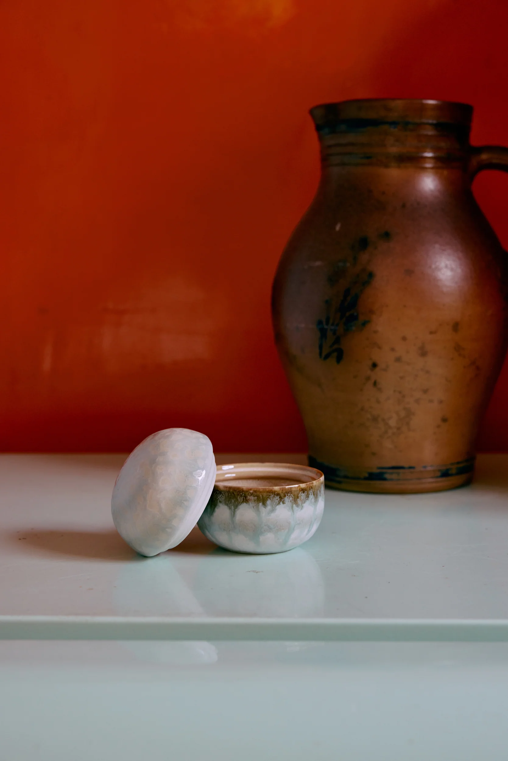 70's Ceramics: Sugar Pot, Petal - Image 4