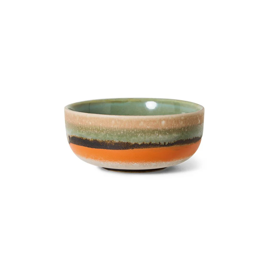 70's Ceramics: Tapas Bowl, Burst