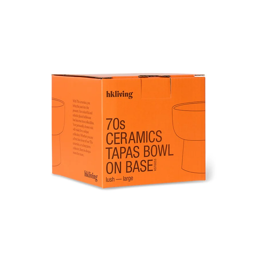 70s Ceramics: Tapas Bowl On Base L Lush - Image 3