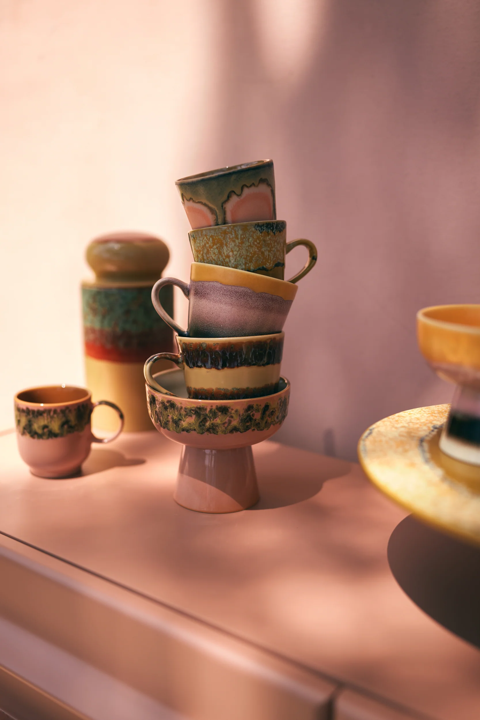 70s Ceramics: Tapas Bowl On Base L Lush - Image 5