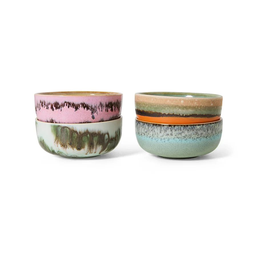 70's Ceramics: Tapas Bowls, Renaissance (Set of 4)