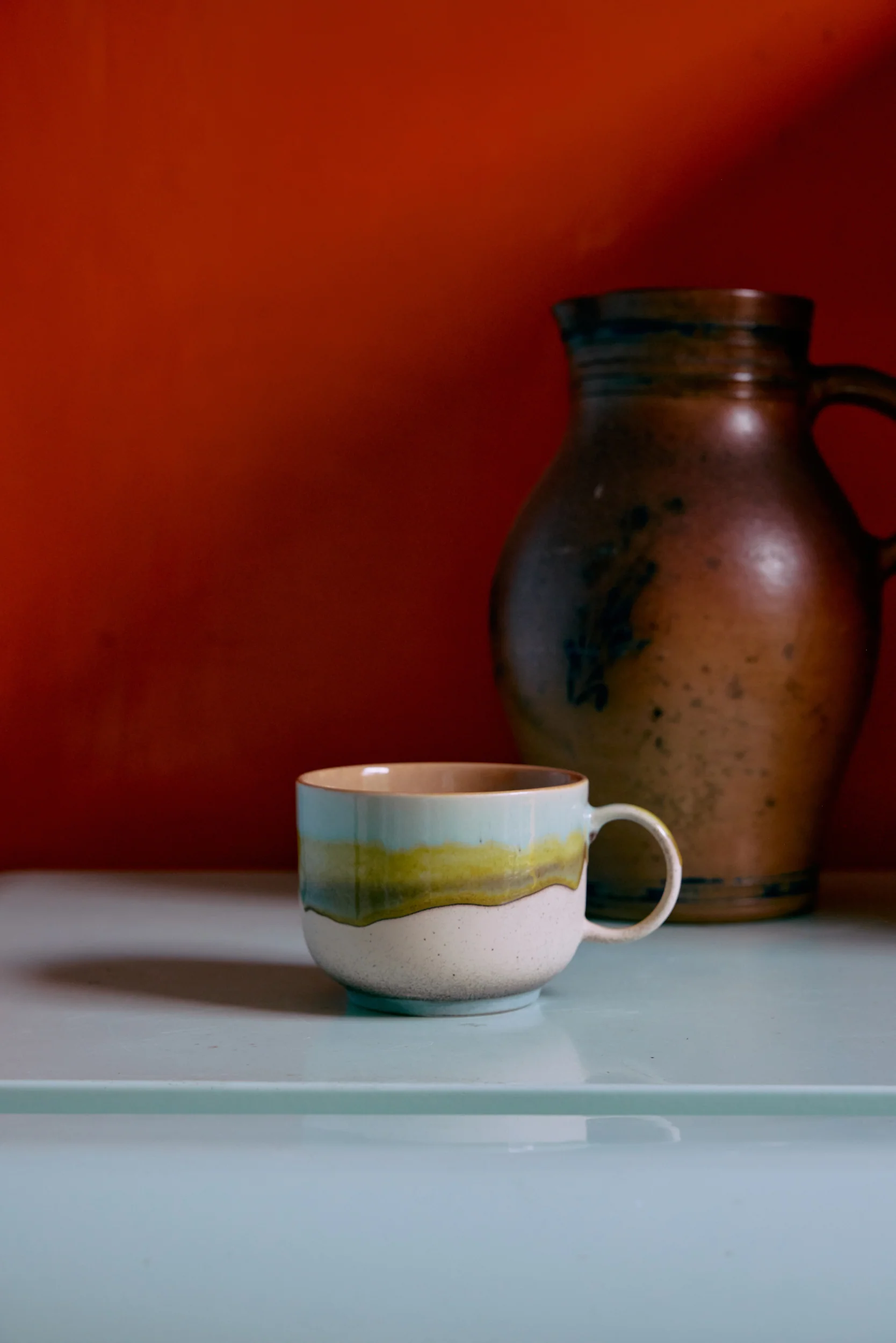 70's Ceramics: Tea Cup, Glint - Image 5