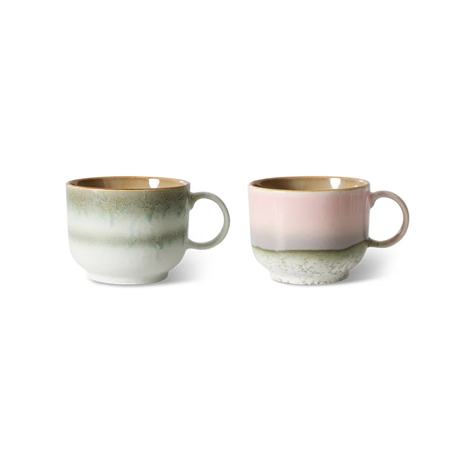 70's Ceramics: Tea Cups, Nova (Set of 2) - Image 2