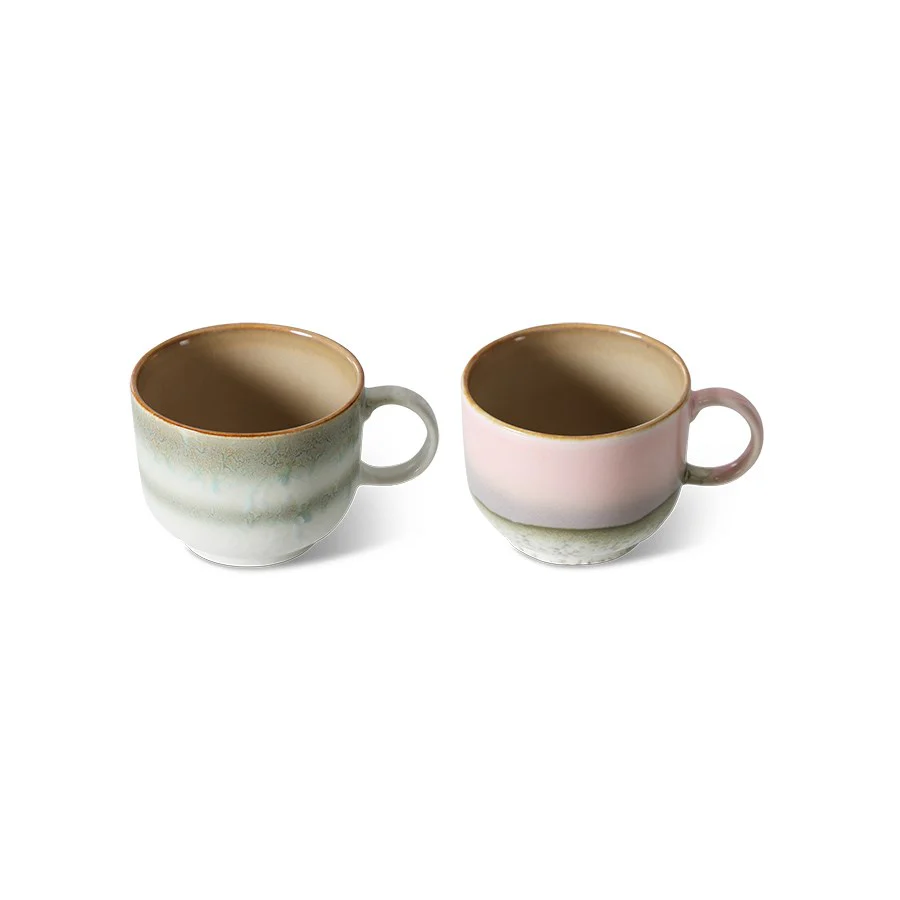 70's Ceramics: Tea Cups, Nova (Set of 2) - Image 3