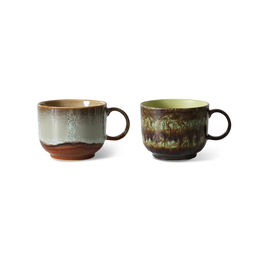 70's Ceramics: Tea Cups, Odyssey (Set of 2) - Image 3